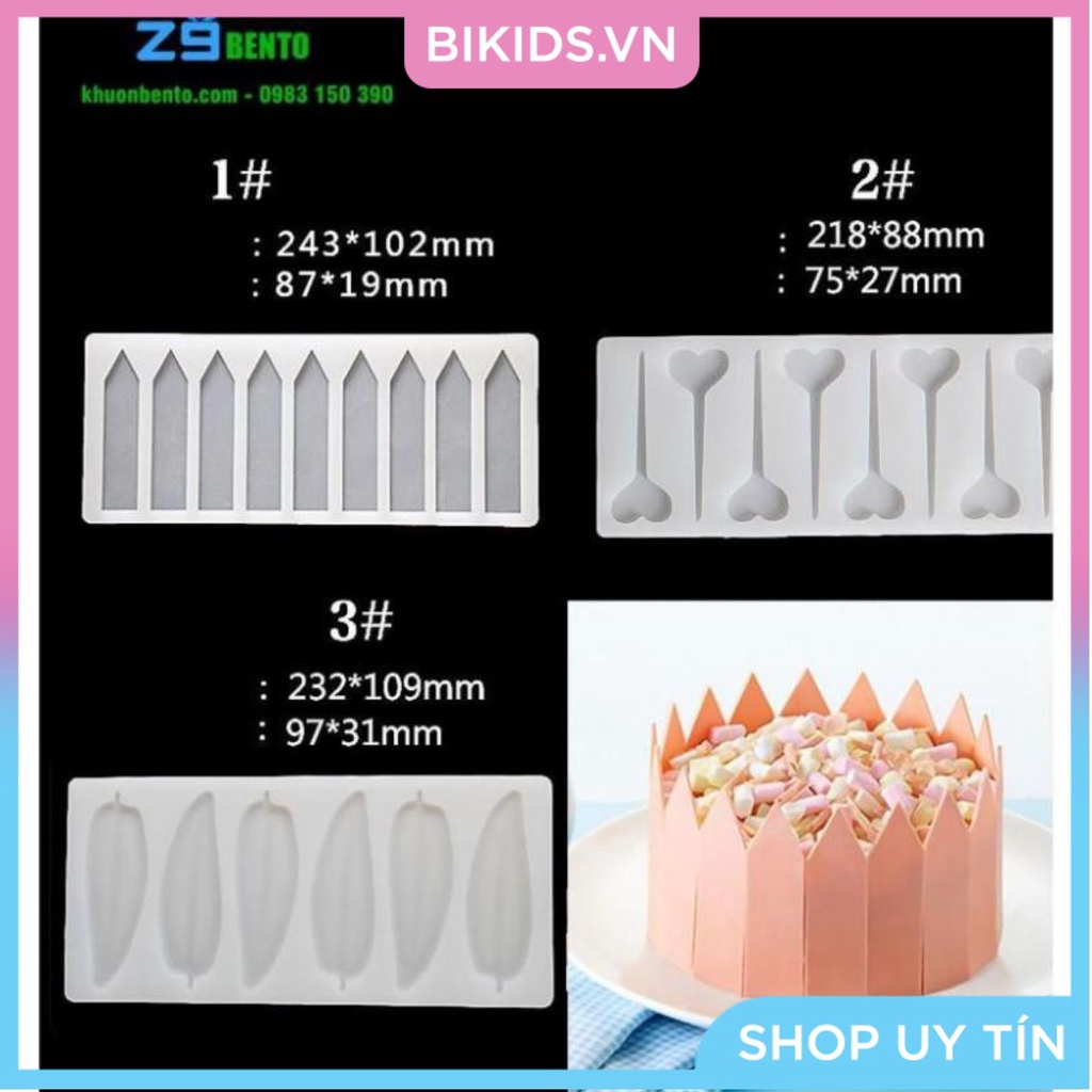 Tấm trang trí bánh, làm socola - Cao cấp