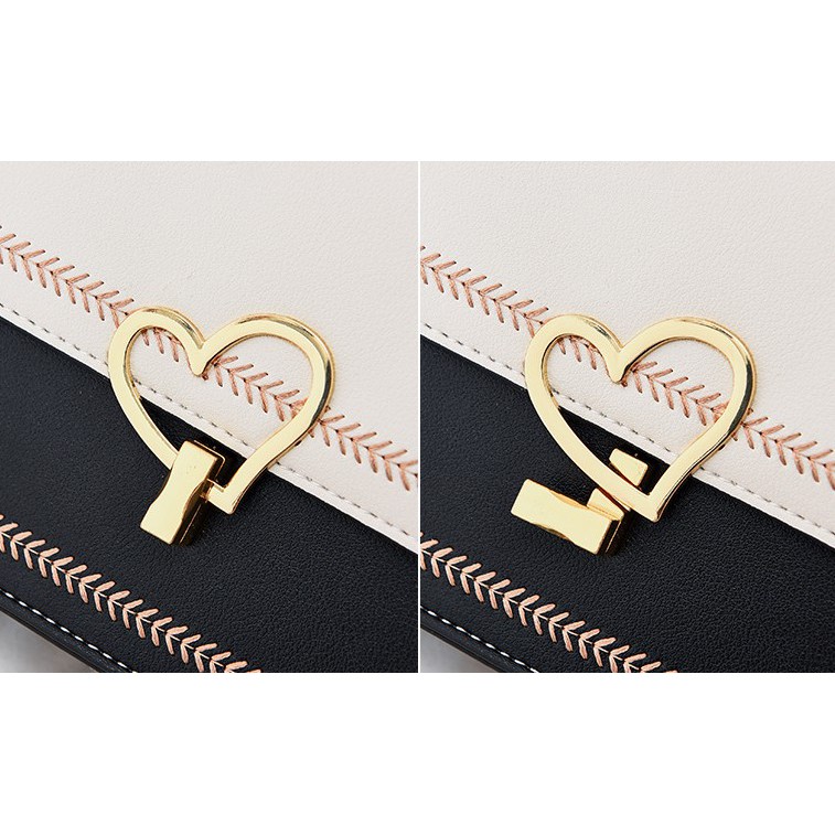 Túi đeo chéo - Túi xách thời trang - móc khóa tim