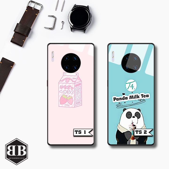 ỐP LƯNG KÍNH CƯỜNG LỰC Huawei Mate 30 Pro gấu panda