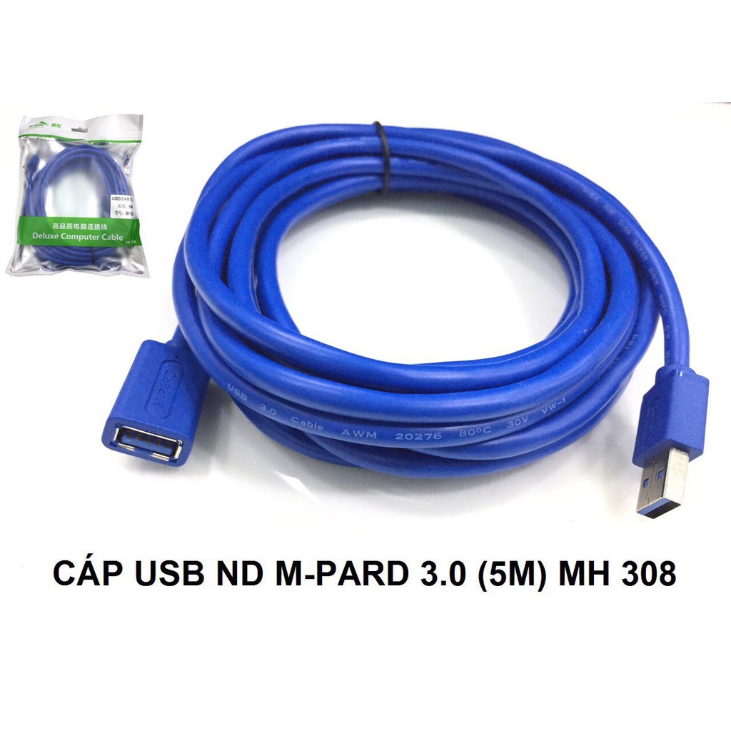 Cáp usb nd M-pard 3.0 1.5m MH 306 , 3m MH 307 , 5m MH 308, Cáp usb 3.0 nối dài M-Pard