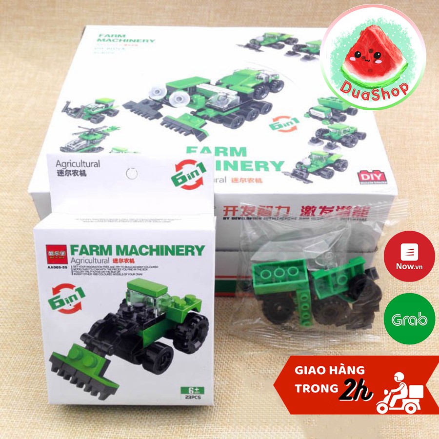 Mô Hình Lắp Ráp Xe Công Trình Mini - Đồ Chơi Lego Giá Rẻ Kích Thích Trí Sáng Tạo Cho Bé [ 15-30 mảnh] 🍉Duashop🍉