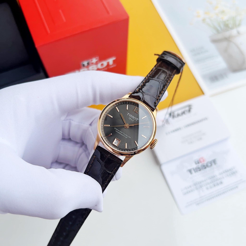 Đồng Hồ Nữ TISSOT CHEMIN DES TOURELLES POWERMATIC 80 LADY T099.207.36.447.00 Chính Hãng Tặng Dây Da Cao Cấp