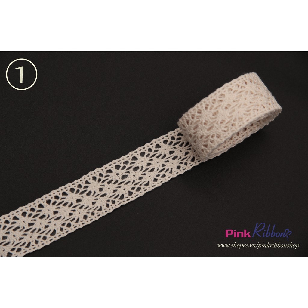 Ren zakka trắng ngà 2.8cm - 2 Mẫu