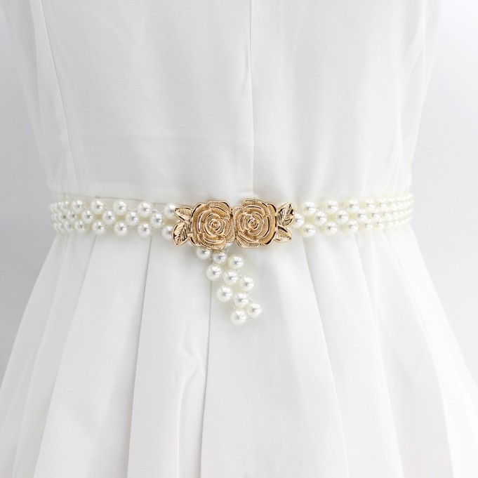 Đai váy NGỌC 2 hoa T9