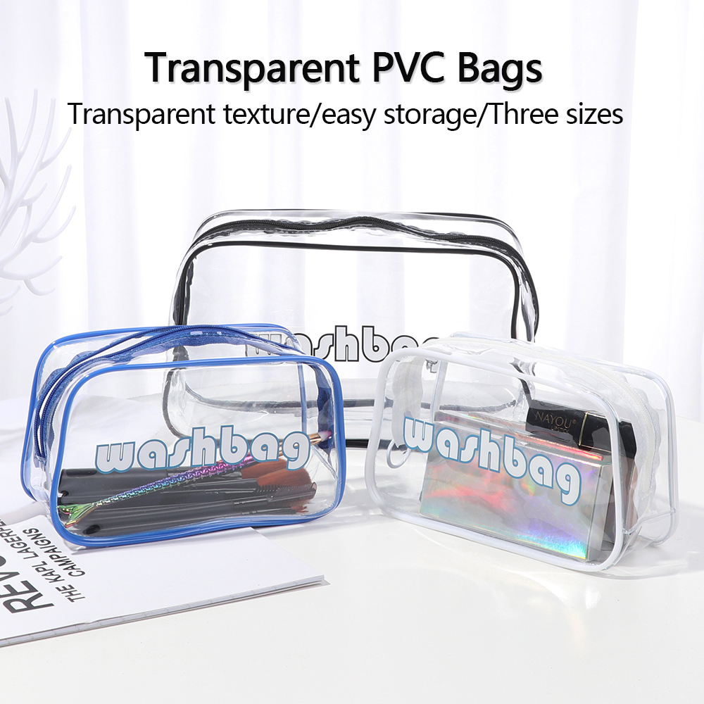 Túi Nhựa Pvc Trong Suốt Đựng Đồ Trang Điểm Tiện Dụng