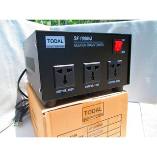 Biến áp xuyến cách ly 1kva ngõ ra 220v, 120v, 100v dây đồng