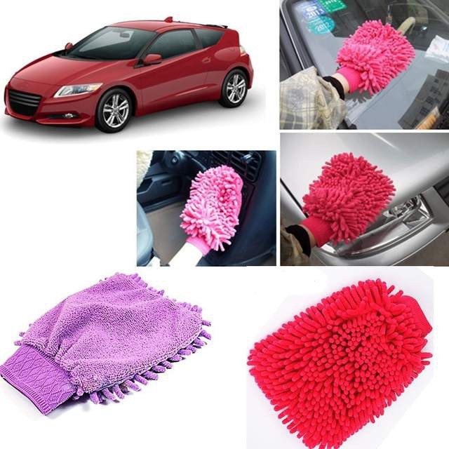 Găng Tay Vải Vi Sợi Đa Năng Hình San Hô Màu Sắc Ngẫu Nhiên