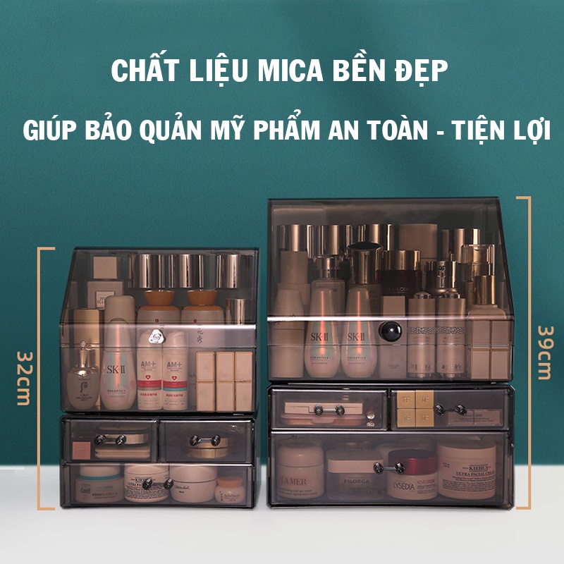 Hộp Đựng Mỹ Phẩm Đa Năng, Kệ Để Đồ Trang Điểm Tiện Lợi