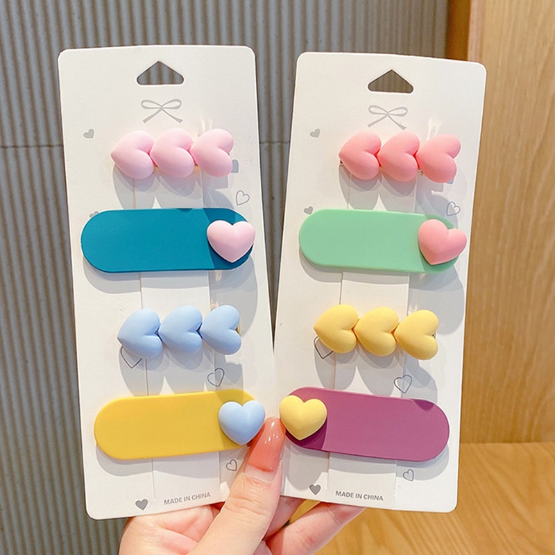 Kẹp Tóc Nữ Màu Sắc Ngọt Ngào Phong Cách Hàn Quốc
