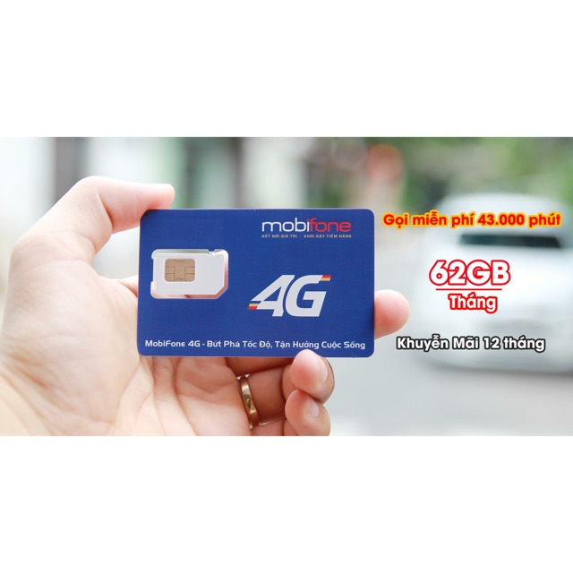 Sim 4G C90 62Gb . Sim 10 số