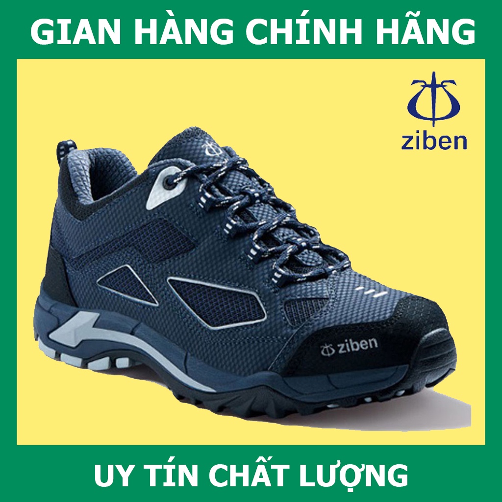 Giày Bảo Hộ Hàn Quốc Ziben 162 Da Thật, Chống Thấm Nước, Mũi Thép