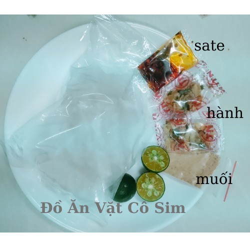 [Tự Chọn]Bánh Tráng Phơi Sương Muối Nhuyễn + Topping Các Vị