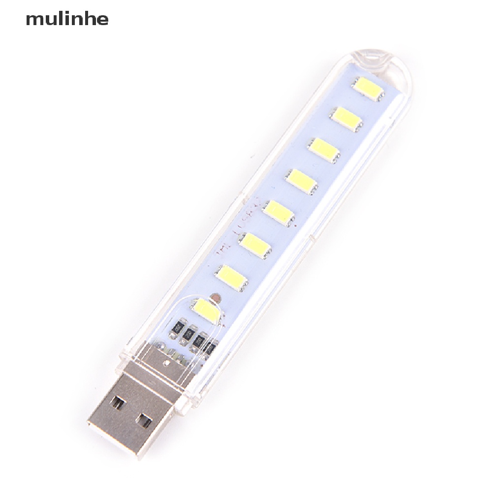 Đèn LED USB Mini 8 Bóng Tiện Dụng Cho PC / Laptop