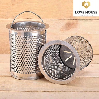 Bộ lọc rác, nắp+rổ chậu rửa chén inox 304...