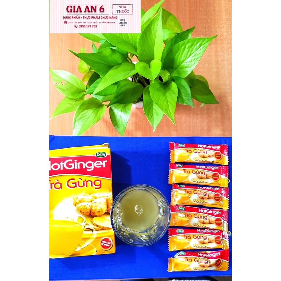 TRÀ GỪNG HOTGINGER - ẤM BỤNG - TRỢ TIÊU HÓA