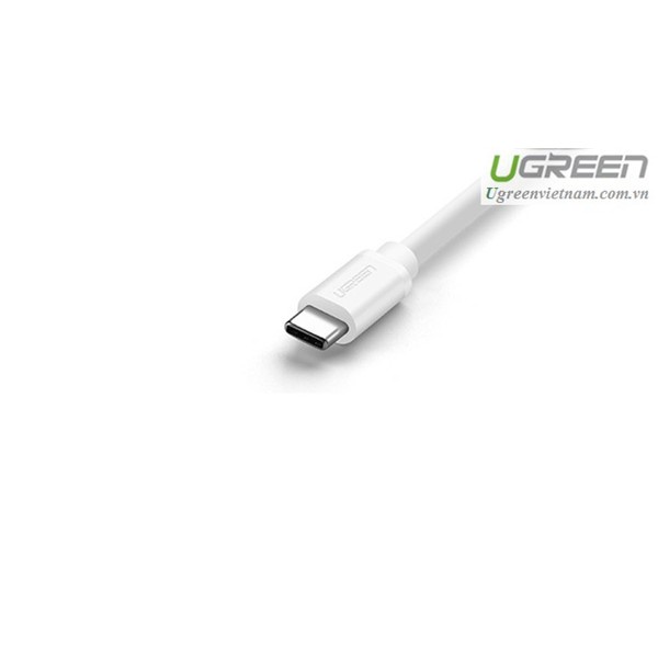 Cáp chuyển đổi USB Type-C to VGA + Hub USB 2.0 &amp; USB 3.0 hỗ trợ Lan 10/100Mbps chính hãng Ugreen 30439 cao cấp