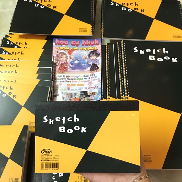 Sổ vẽ Sketchbook Maruman Zuan size B4/ B5/ B6/ Letter