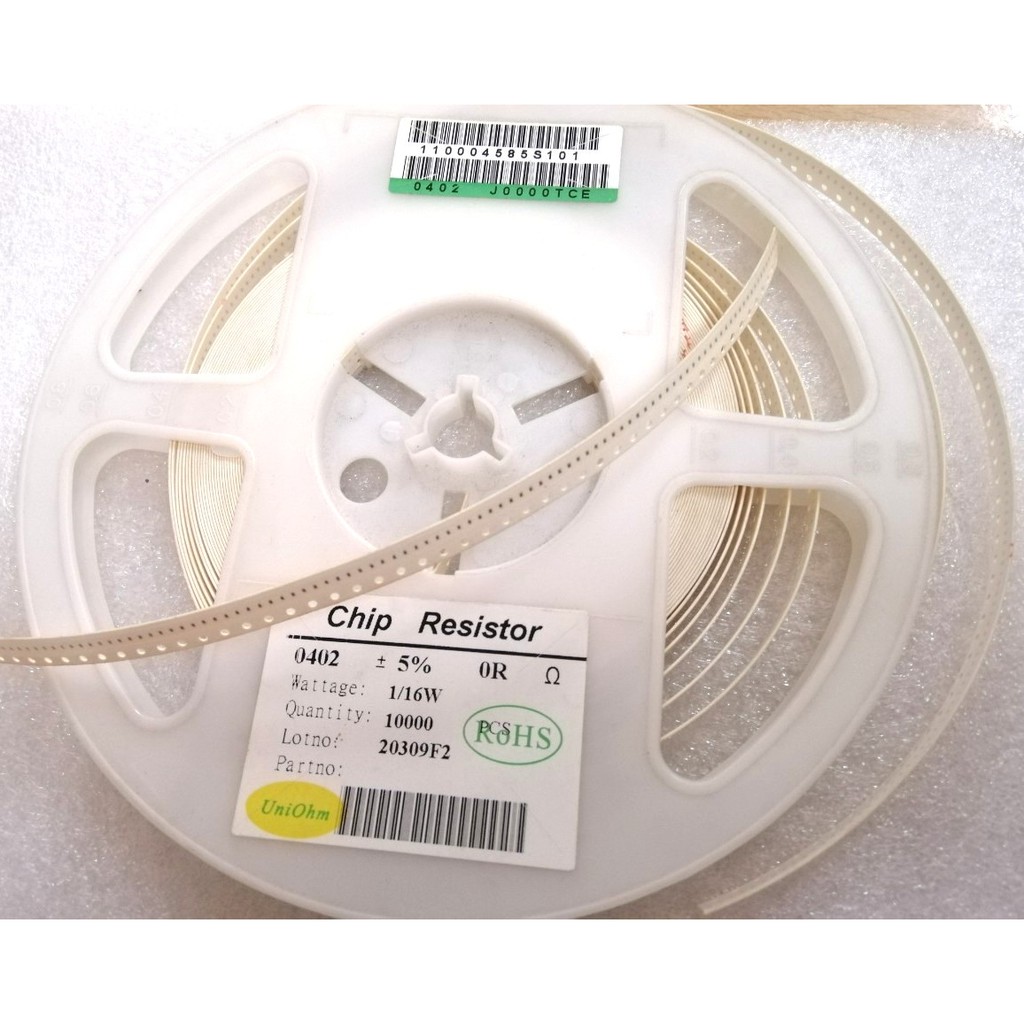 Trở Dán SMD 0402 5% (50 Con) 0R~1M
