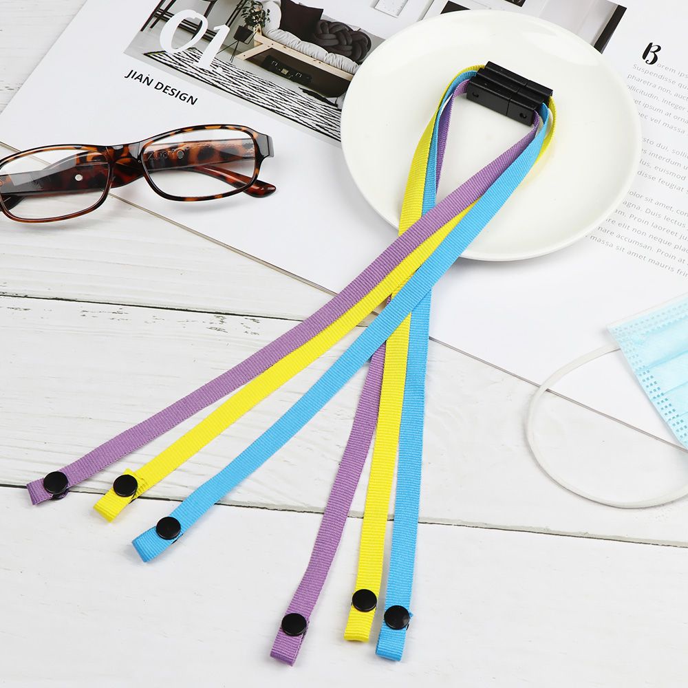 Dây đeo khẩu trang chống mất lạc nhẹ có khóa điều chỉnh bảo vệ an toàn cho bé nhiều màu tùy chọn