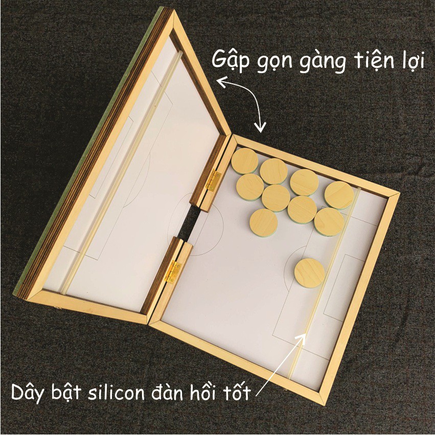 Cờ búng bằng gỗ, khúc côn cầu bằng gỗ, bắn bị xuyên lỗ