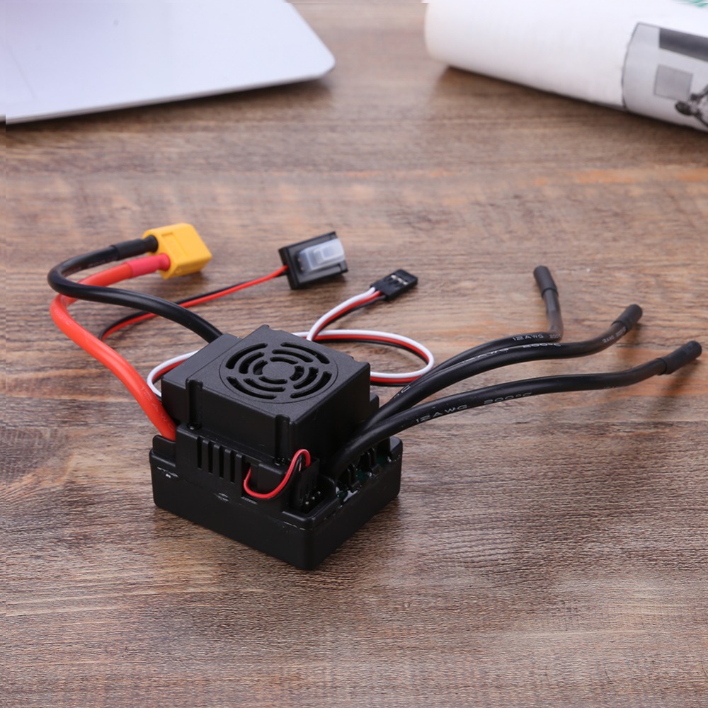 Bộ Điều Khiển Tốc Độ Không Chổi Than 80A ESC 5.8V / 3A SBEC 2-4S Cho Xe Hơi 1/8 1:8 RC