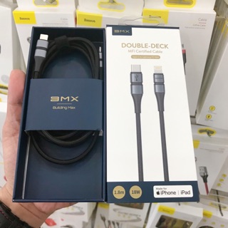 Cáp Chuẩn MFi Type-C to Lightning PD 18W UsA