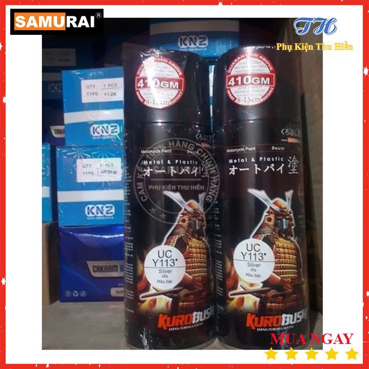 Sơn Lót Samurai Màu Bạc - Mã UCY113