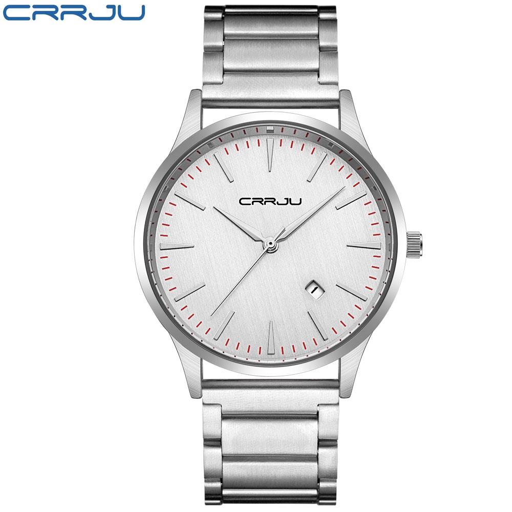 Đồng Hồ Đeo Tay CRRJU 2135 Chống Nước Bằng Inox Phong Cách Thể Thao Cho Nam | BigBuy360 - bigbuy360.vn