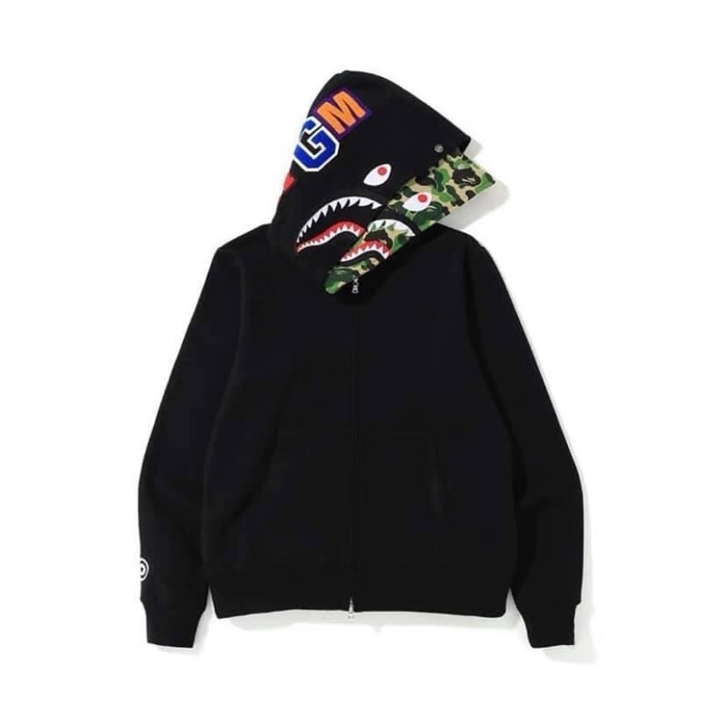 ÁO KHOÁC BAPE 2 MŨ 2 KHOÁ