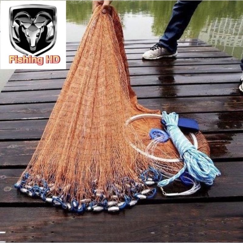 Chài Đánh Cá Thái Lan Chài Đánh Cá Sợi Dù Sợi Cước Đĩa Nhôm Cao Cấp LDC3 đồ câu FISHING_HD