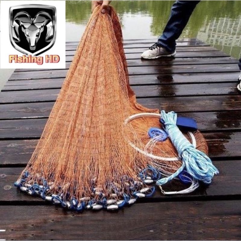 Chài Đánh Cá Thái Lan Chài Đánh Cá Sợi Dù Sợi Cước Đĩa Nhôm Cao Cấp LDC3 đồ câu FISHING_HD