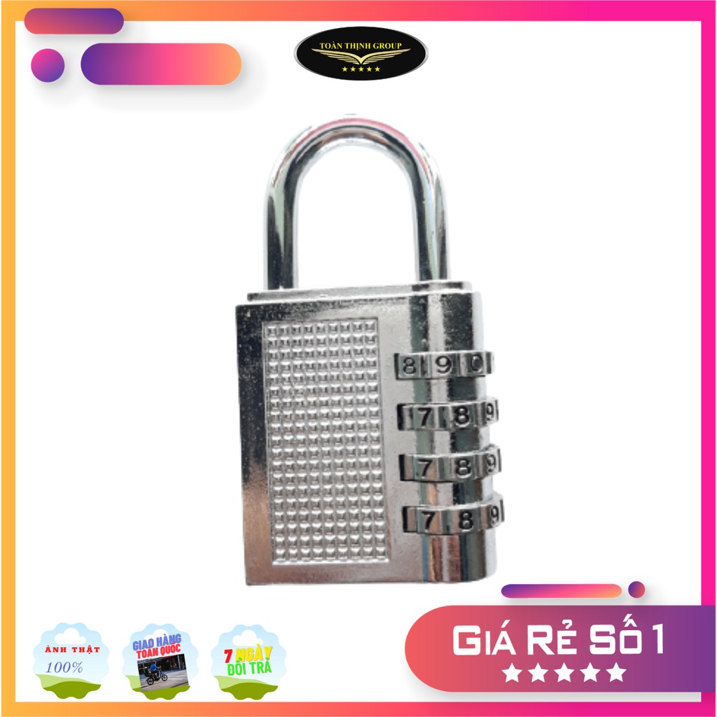 Ổ Khóa Số Mini Nhiều Kích Cỡ 30mm - 40mm Cực Dễ Thương, Khóa Số Vali, Khóa Nhà Chống Trộm An Toàn