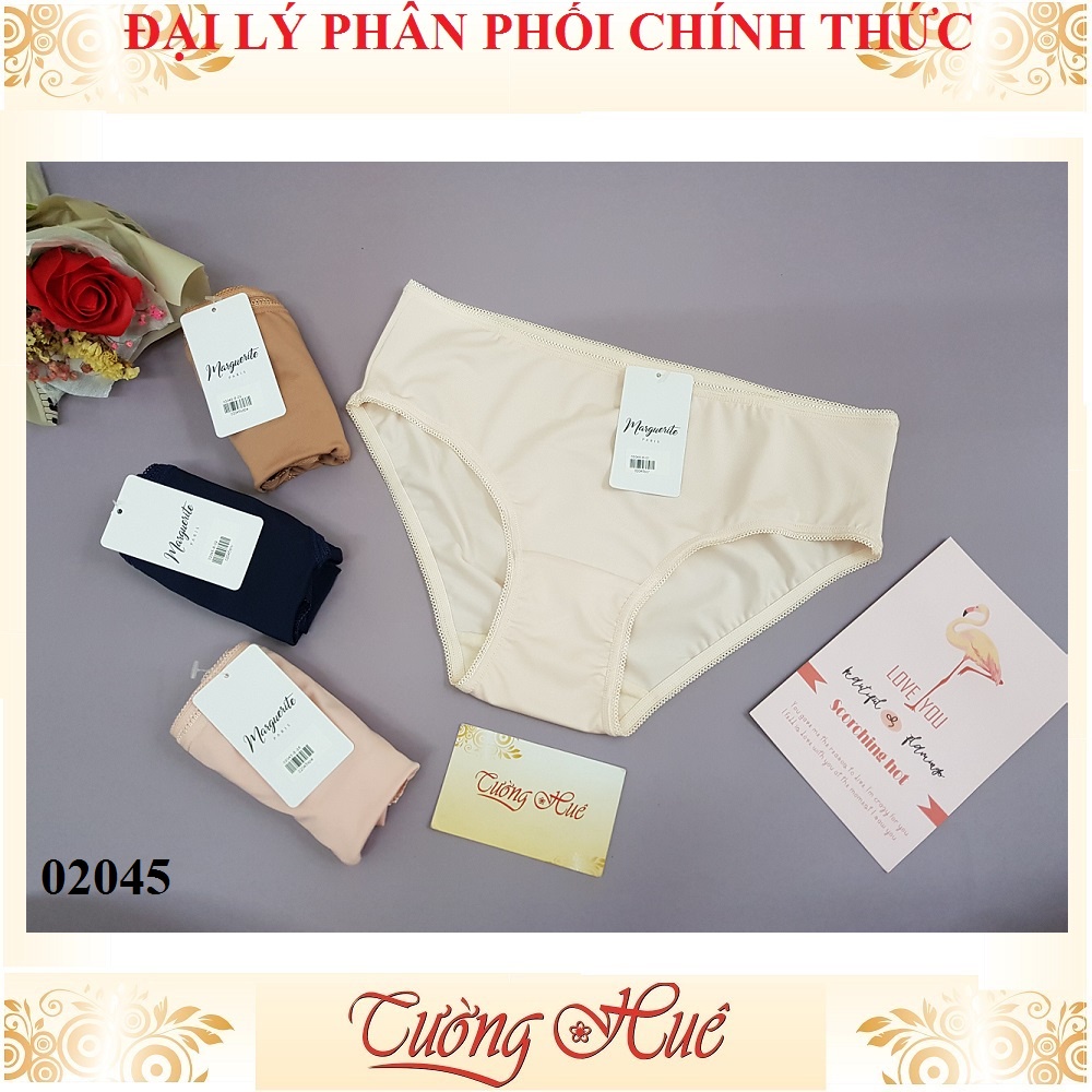 Quần lót nữ Marguerite Paris 02045 thun lạnh trơn. .