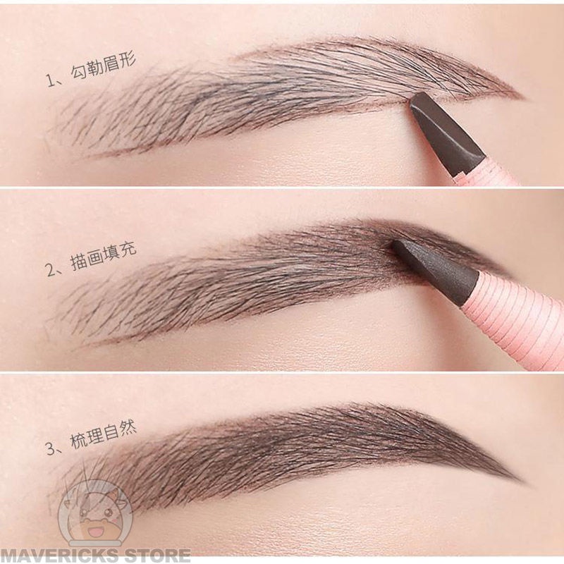 Chì Kẻ Mày Dạng Xé Kháng Nước Chống Mồ Hôi Không Lem Nhòe Cho Nữ Mới Bắt Đầu