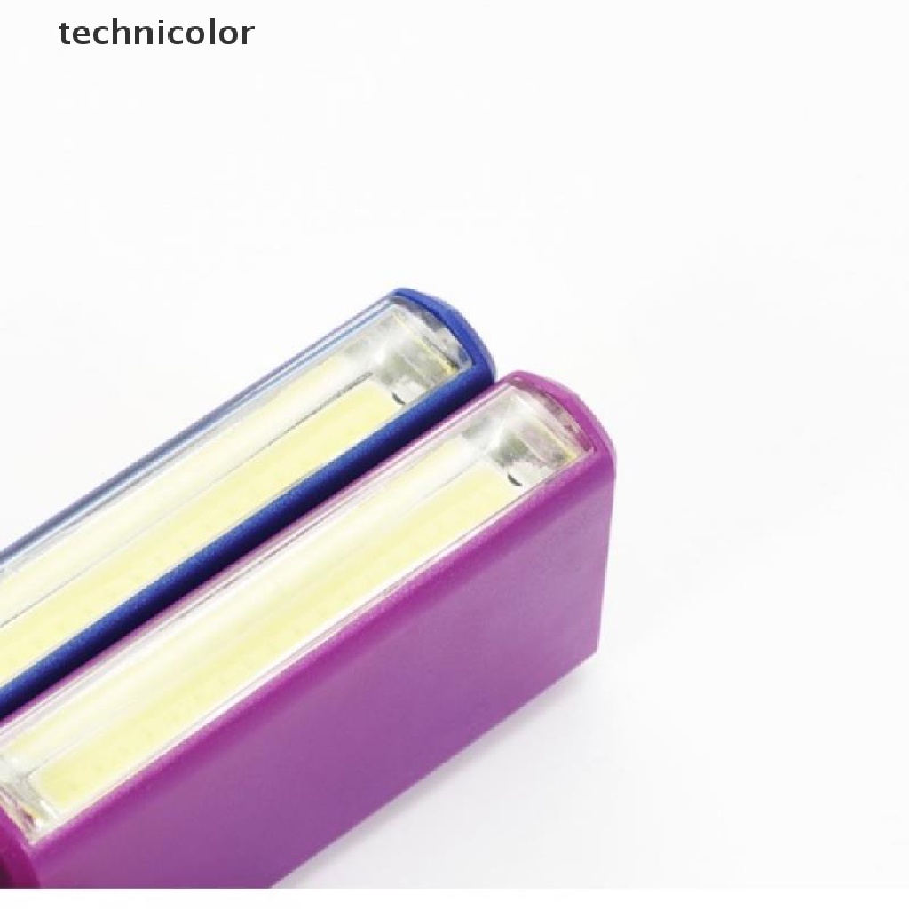 Đèn Pin LED COB Nhiều Màu Có Móc Khóa Di Động Đa Ứng Dụng