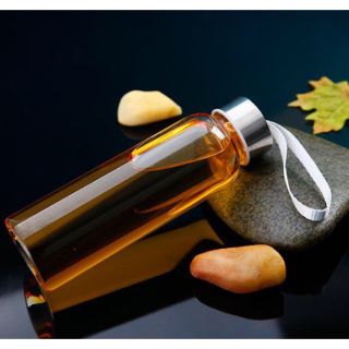 Bình thuỷ tinh nắp có dây xách 500ml