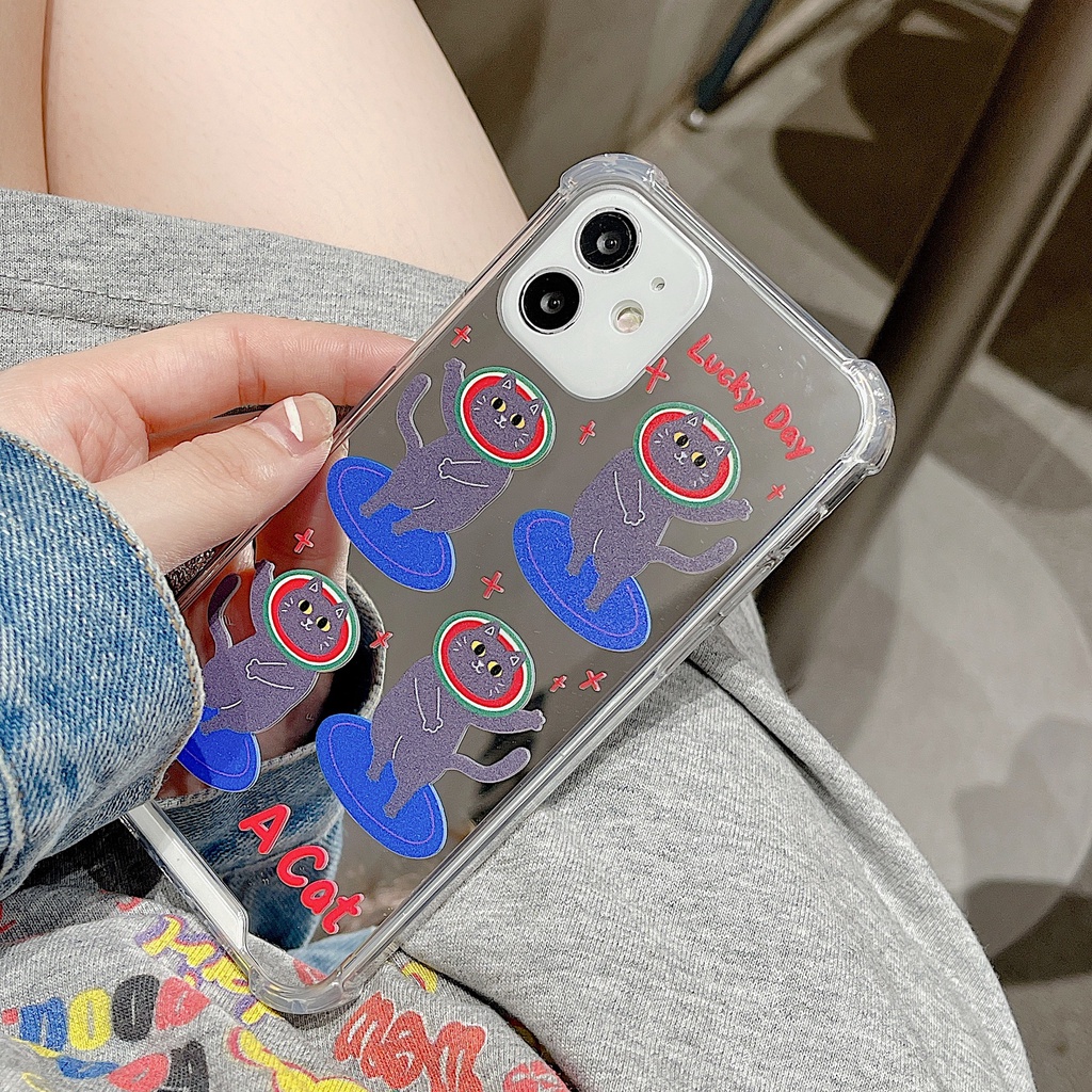 Ốp lưng iphone Ốp Điện Thoại Silicon TPU Tráng Gương Thời Trang Cho iPhone Pro Max 11 Pro Max X Xr Xs Max 7 8 Plus 13 14promax Mini Dinuo case