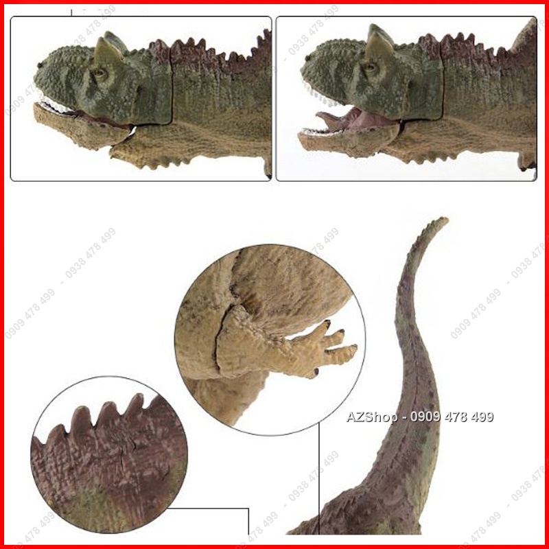 Mô Hình Khủng Long 2 Sừng Ác Quỷ Carnotaurus Cúi Đầu - Size Nhỏ - 77231