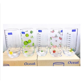 Ly thủy tinh ocean chia vạch trái cây 625 ml | oceb.00322 , nhập khẩu thái lan