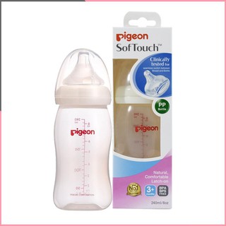 Bình sữa Pigeon cổ rộng PP Plus 160ML/240ML { CHÍNH HÃNG PIGEON }