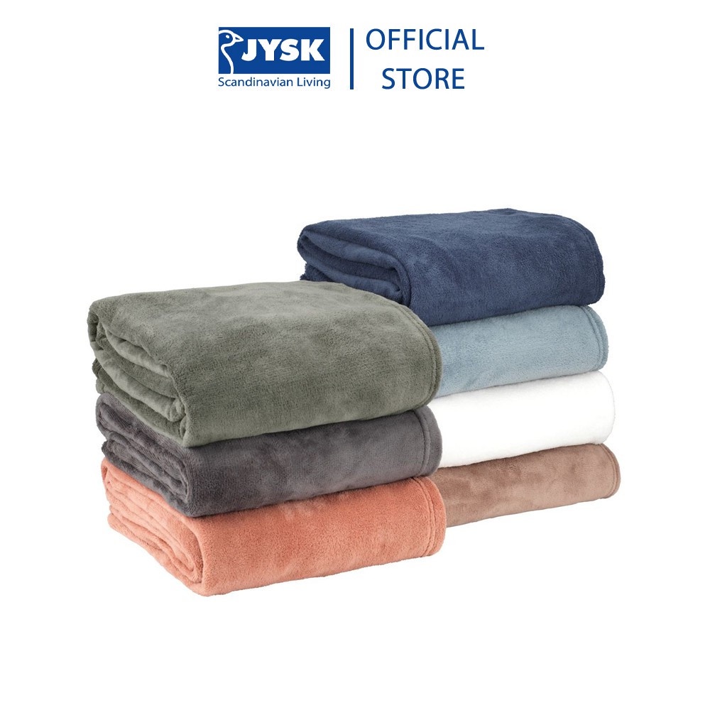 Chăn sofa | JYSK Bellis | polyester microfiber nhiều màu | 140x200cm