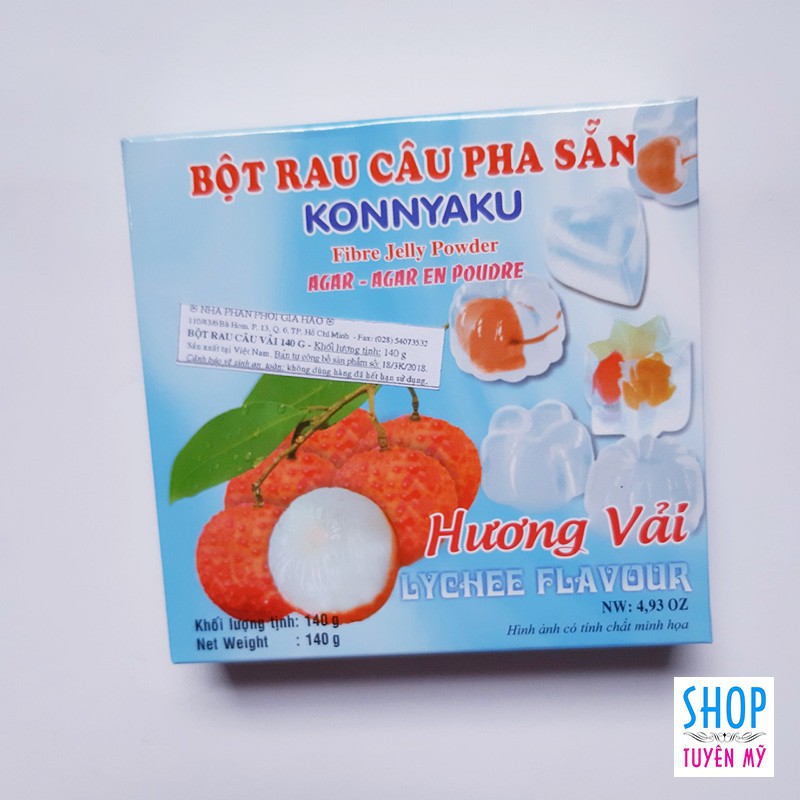 BỘT THẠCH RAU CÂU PHA SẴN KONNYAKU 140g