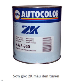 Sơn gốc 2K màu đen tuyền P425-950 1 Lít Nexa Autocolor