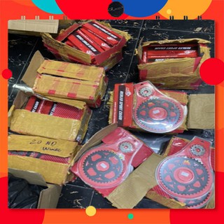 Nhông sên dĩa Redleo : Ex150/Raider/Satria/Wave/Sirus/Winner...