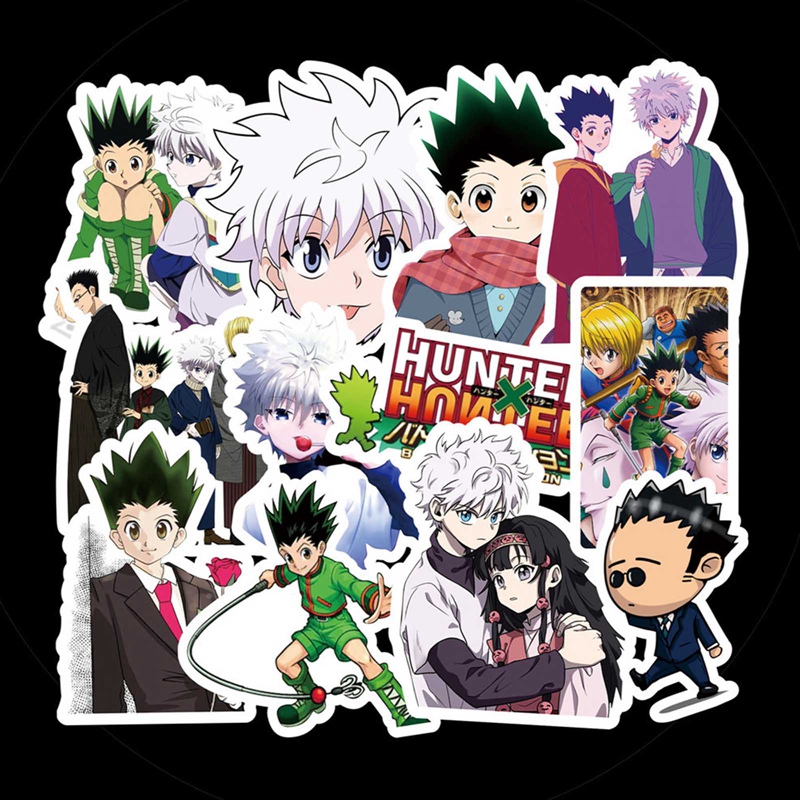 Set 100 Sticker Anime Hunter X Hunter Dùng Để Trang Trí Ô Tô / Laptop