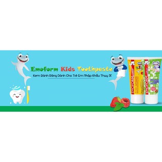 Kem đánh răng Emoform Kids cho trẻ em từ 0-5 tuổi