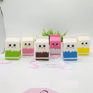 Màu vàng hộp sữa squishy đồ xae stress