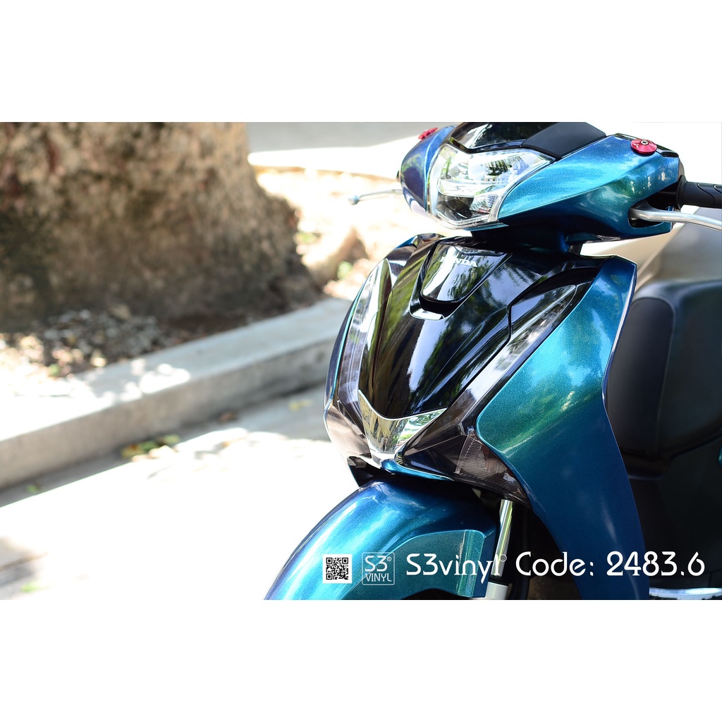 Decal-xe-máy-xanh-cổ-vịt