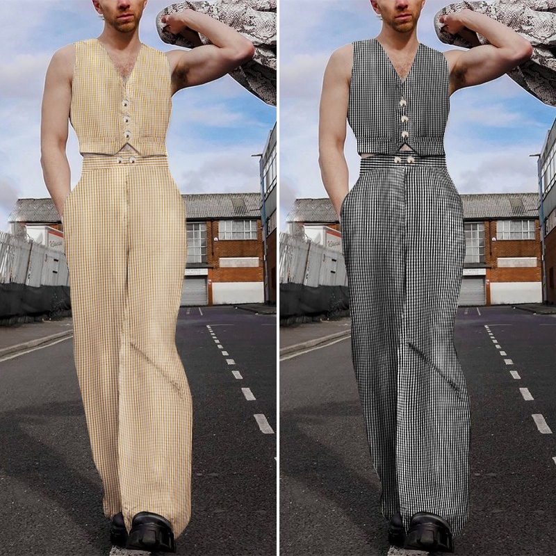 Set Quần Dài Và Áo Ghi Lê Thời Trang Lịch Lãm Cho Nam