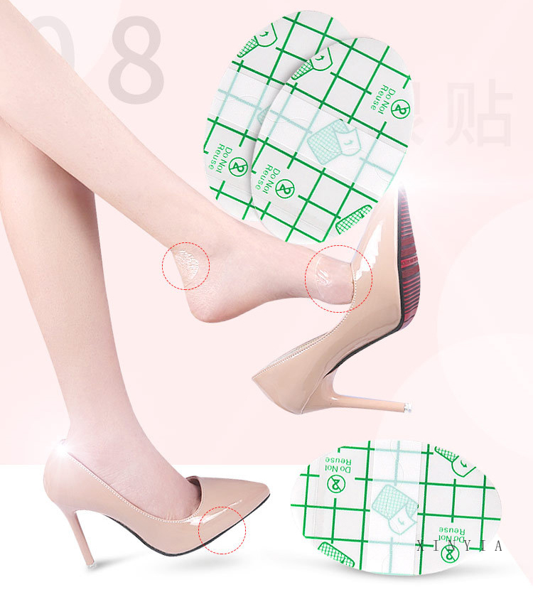 Miếng dán bảo vệ gót chân khi mang giày cao gót vô hình chống trượt